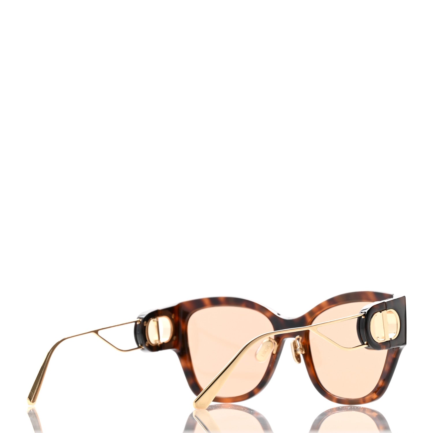 Christian Dior Rectangular 30 Montaigne 1 Sunglasses Tortoise 4 of 9
