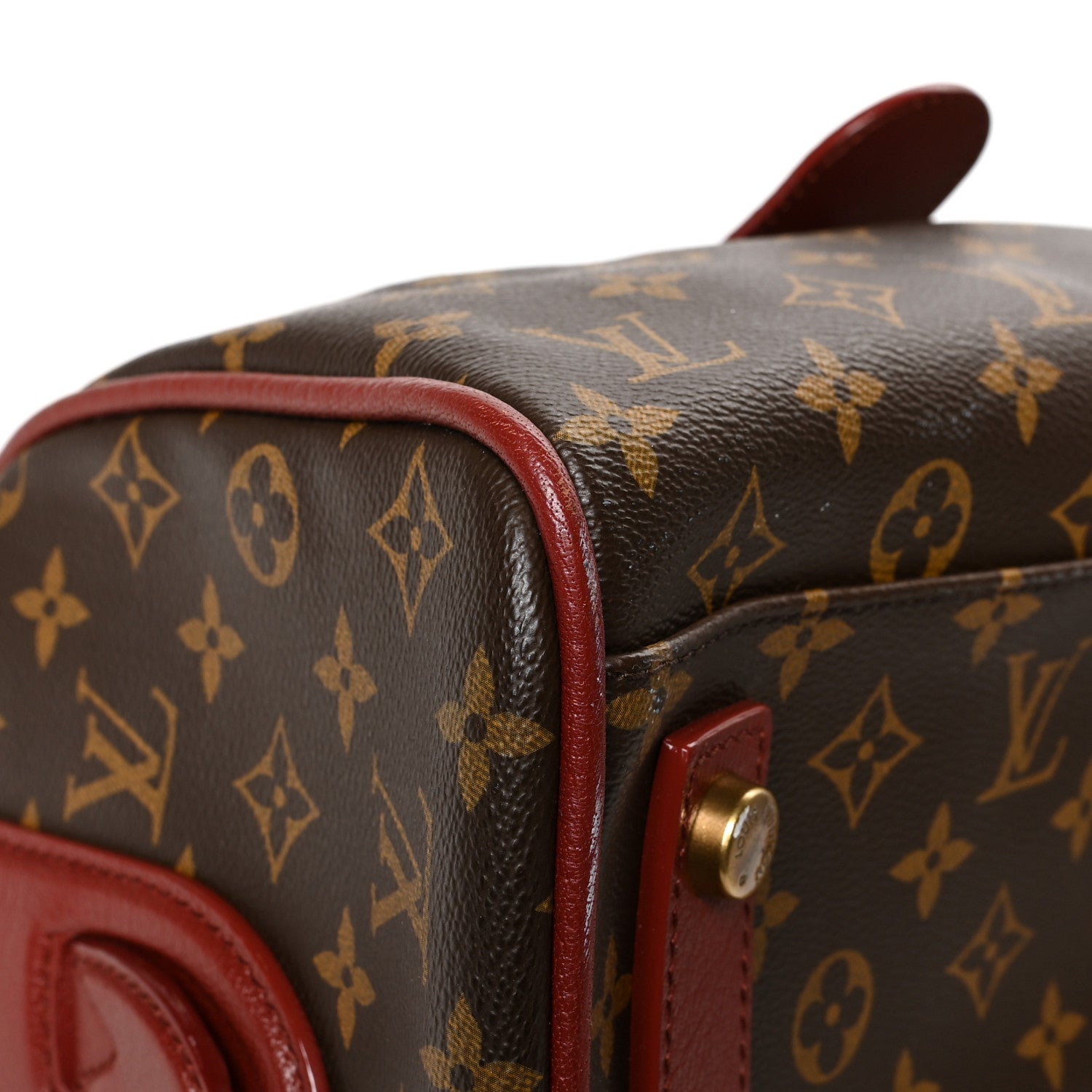 Louis Vuitton Monogram Golden Arrow Speedy Burgundy 7 of 13