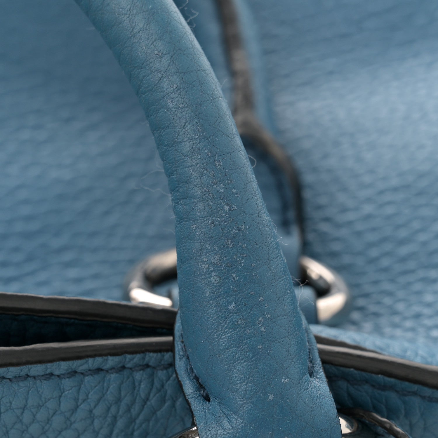 Prada Vitello Daino Shopping Tote Cobalto 12 of 16