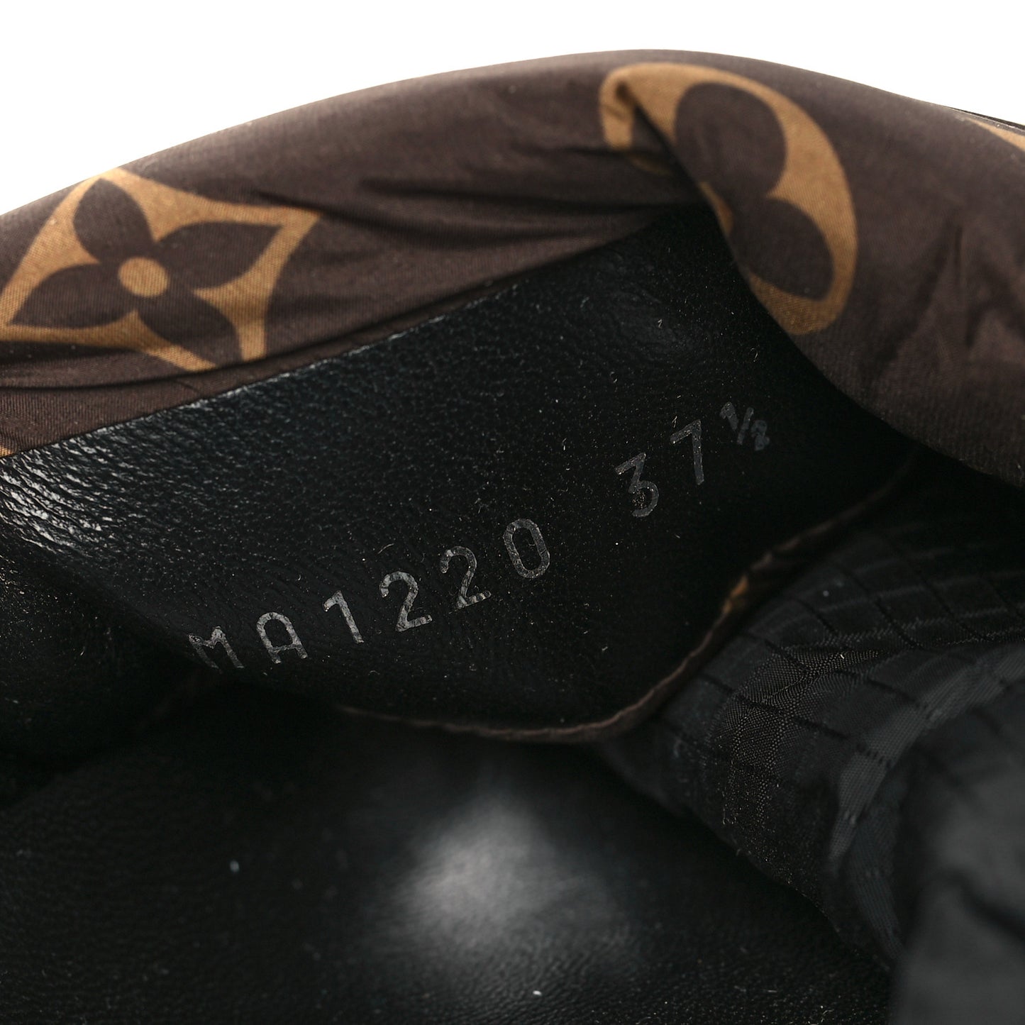 Calfskin Padded Nylon Monogram Paseo Flat Comfort Sandals 37.5 Black