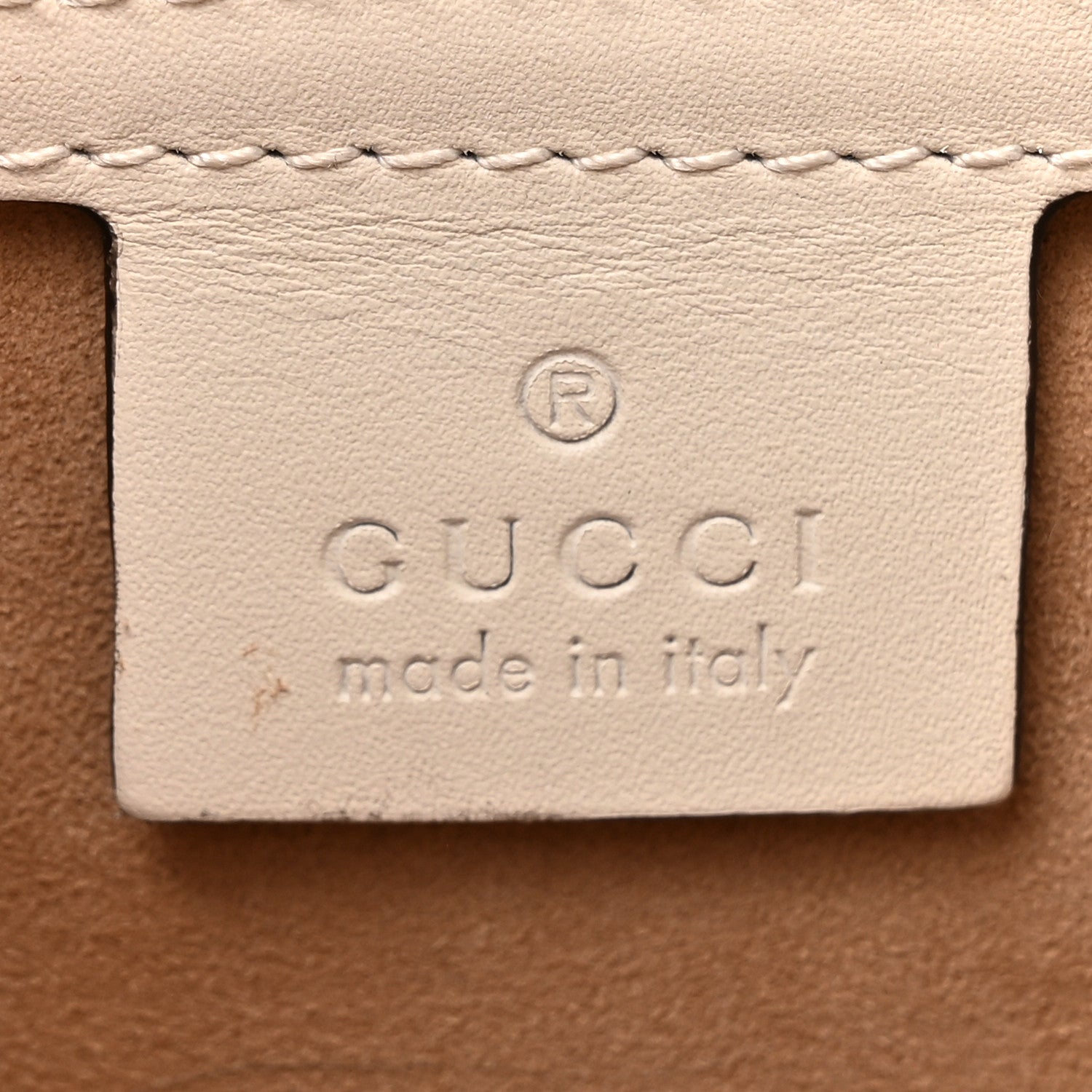 Gucci Calfskin Small Sylvie Shoulder Bag Off White 6 of 16