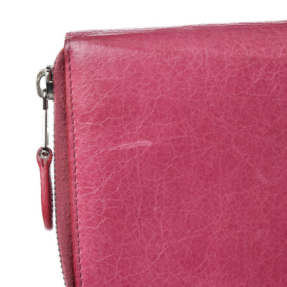 Balenciaga Agneau Giant 12 Silver Hardware Compagnon Wallet Sorbet 10 of 11