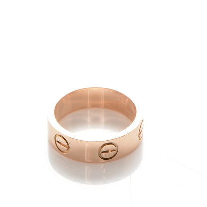 Cartier 18K Pink Gold 5.5mm LOVE Ring 50 5.25 3 of 4