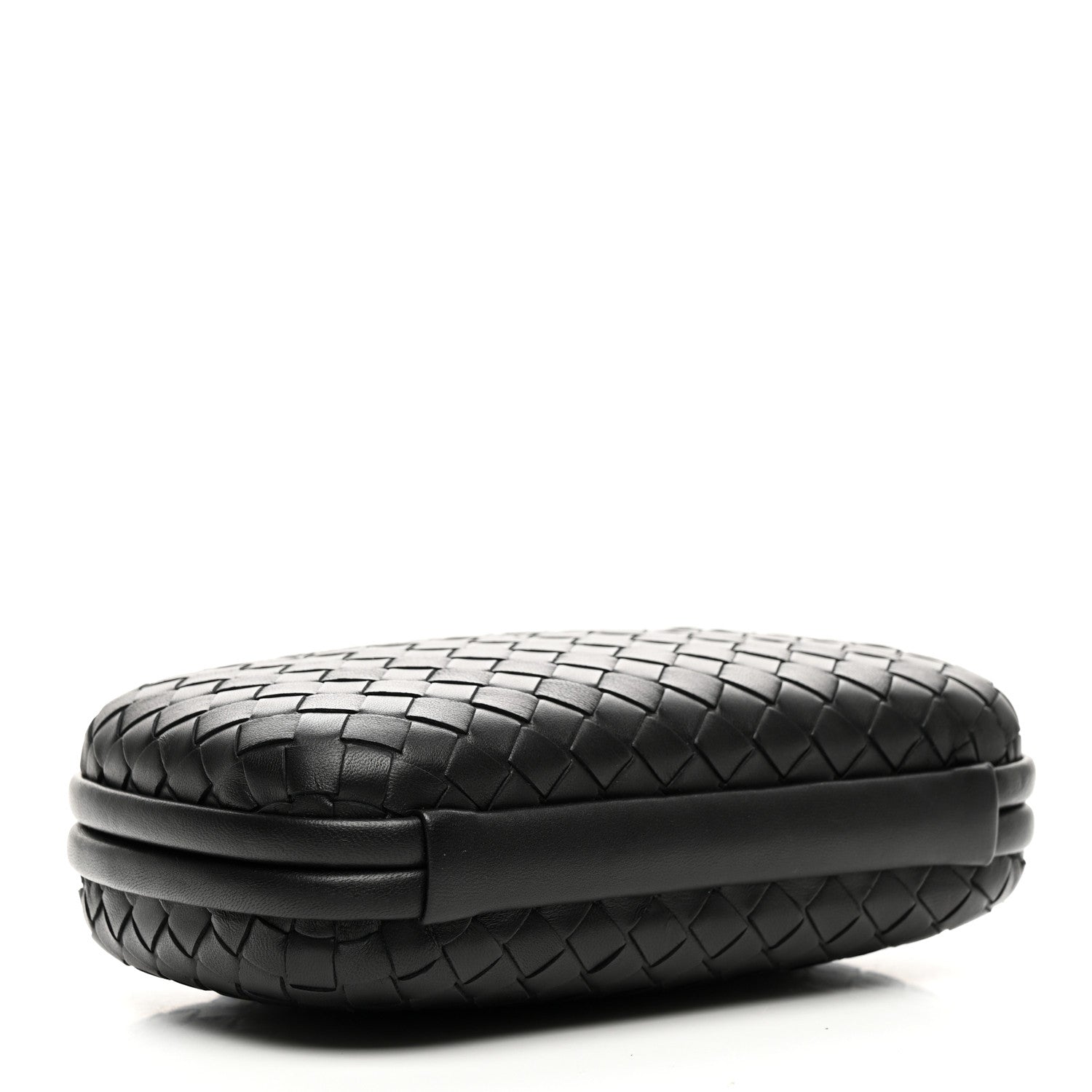 Bottega Veneta Nappa Intrecciato Chain Knot Clutch Black 4 of 9
