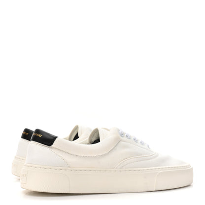 Saint Laurent Canvas Venice Sneakers 39.5 White 5 of 10