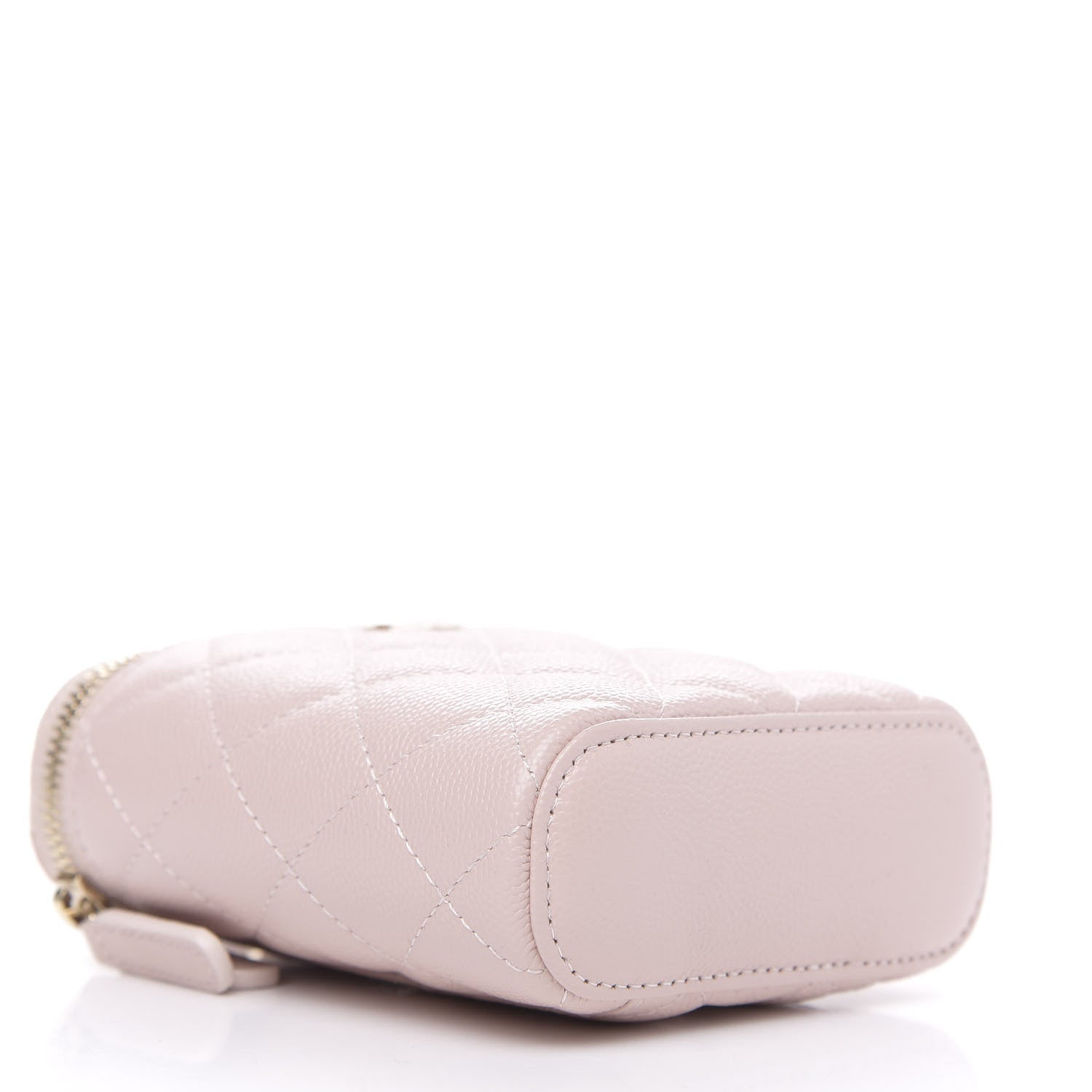 Chanel Caviar Quilted Small Vertical Coco Beauty Vanity Case With Chain Light Pink 4 of 10