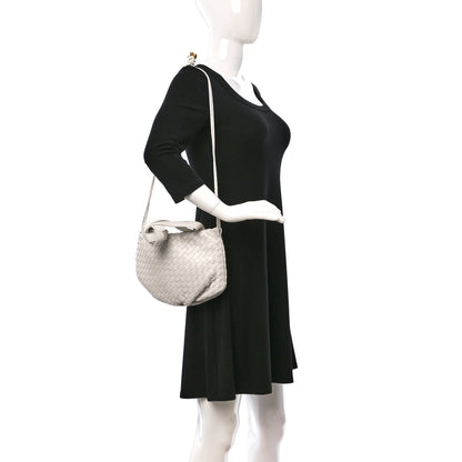 Bottega Veneta Nappa Intrecciato Small Bulb White 2 of 10