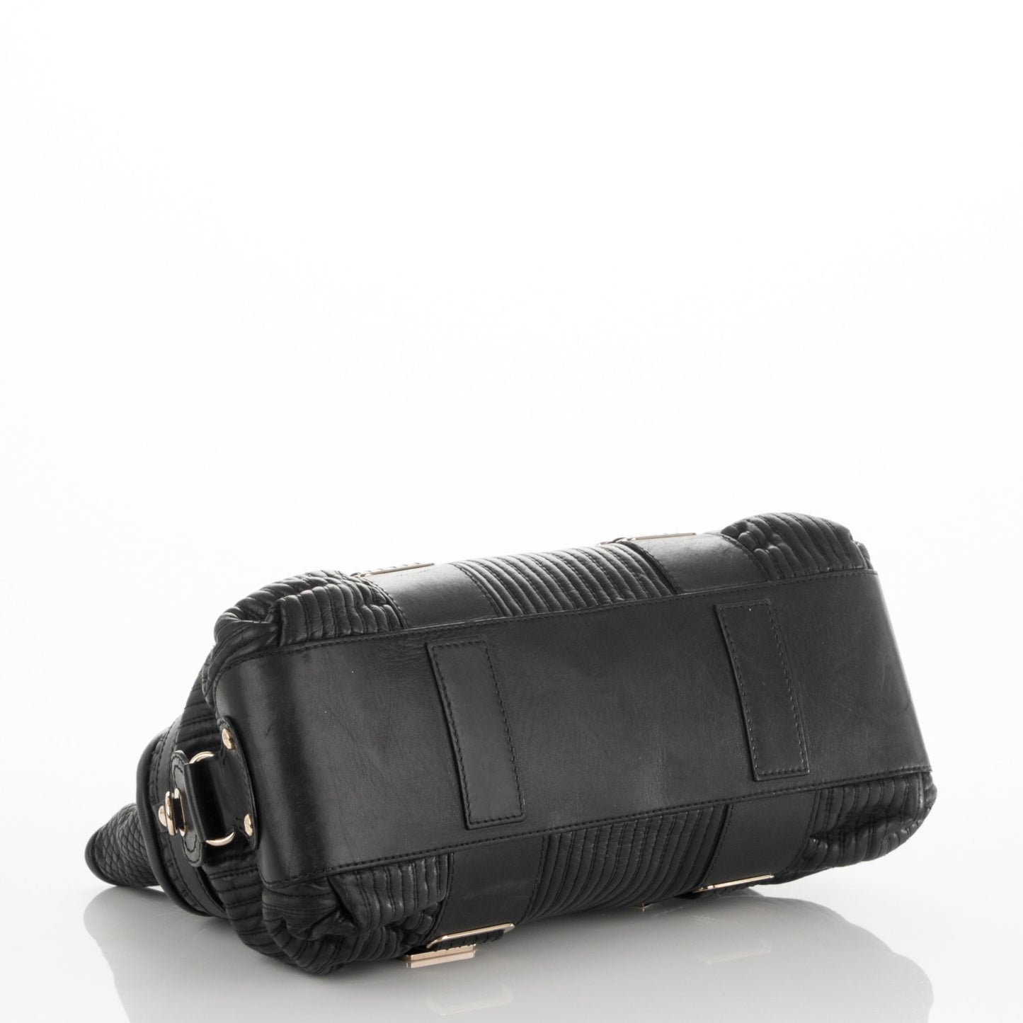 Nappa Quilted Tote Black