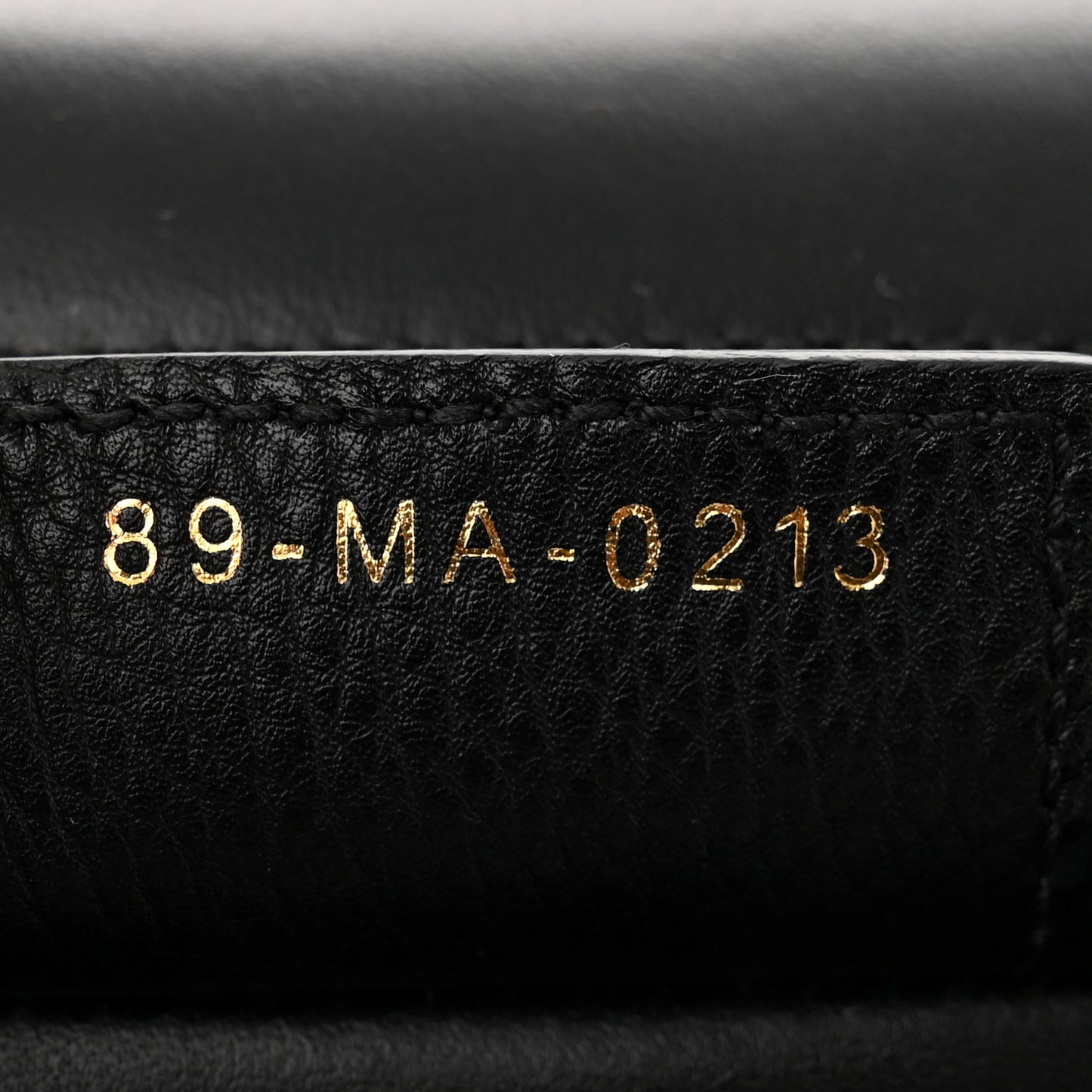 Calfskin Cannage Medium Caro Bag Black