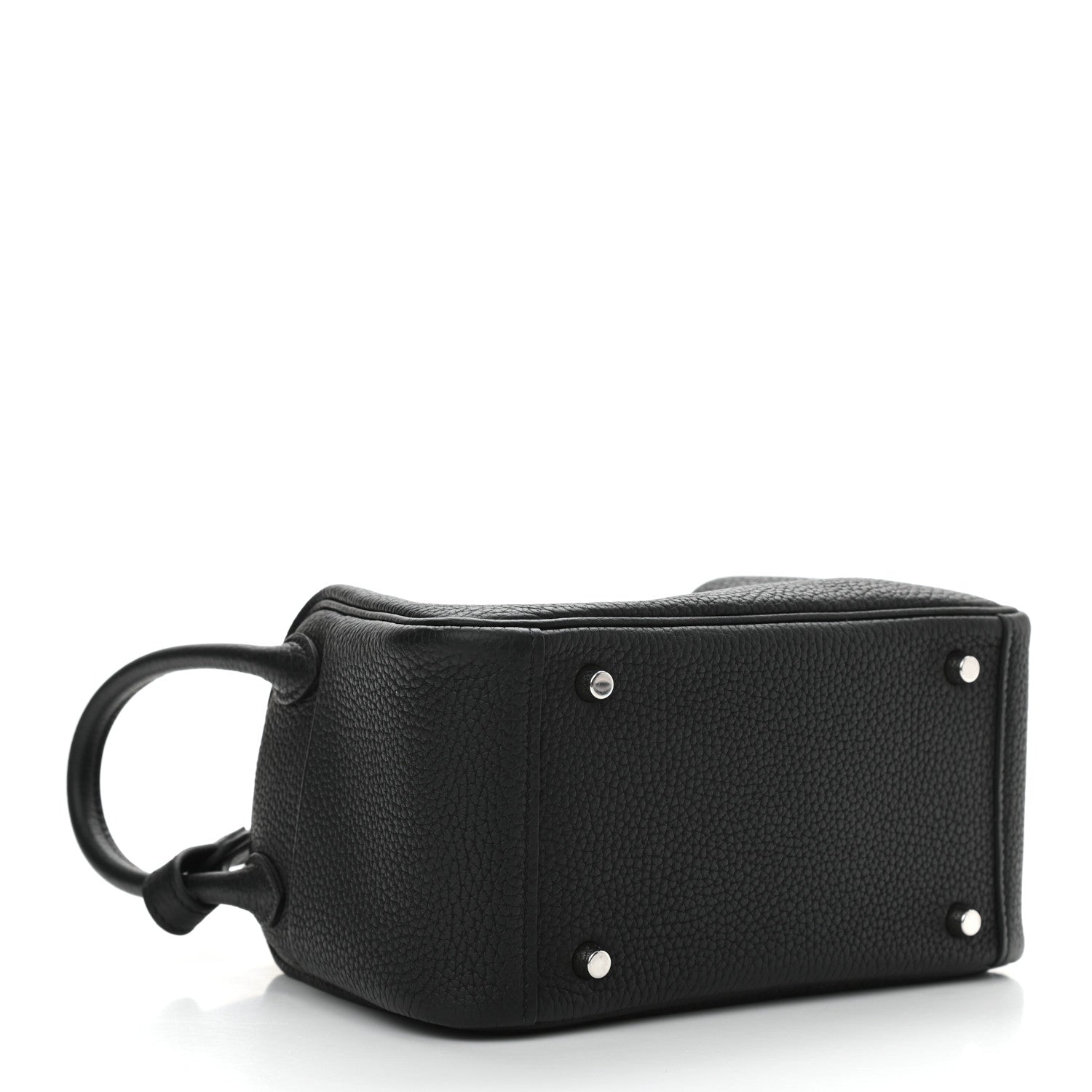 Hermes Taurillon Clemence Mini Lindy 20 Black 4 of 12
