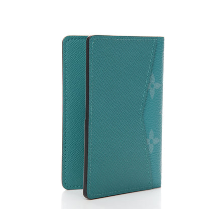Louis Vuitton Monogram Taiga Pocket Organizer Vert 2 of 6