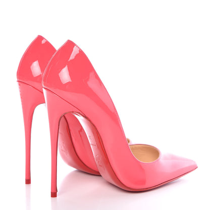 Christian Louboutin Patent So Kate 120 Pumps 38 Begonia 4 of 10