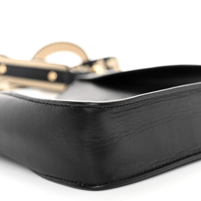 Stella McCartney Eco Alter Nappa Perforated Logo Tiny Crossbody Black 8 of 9