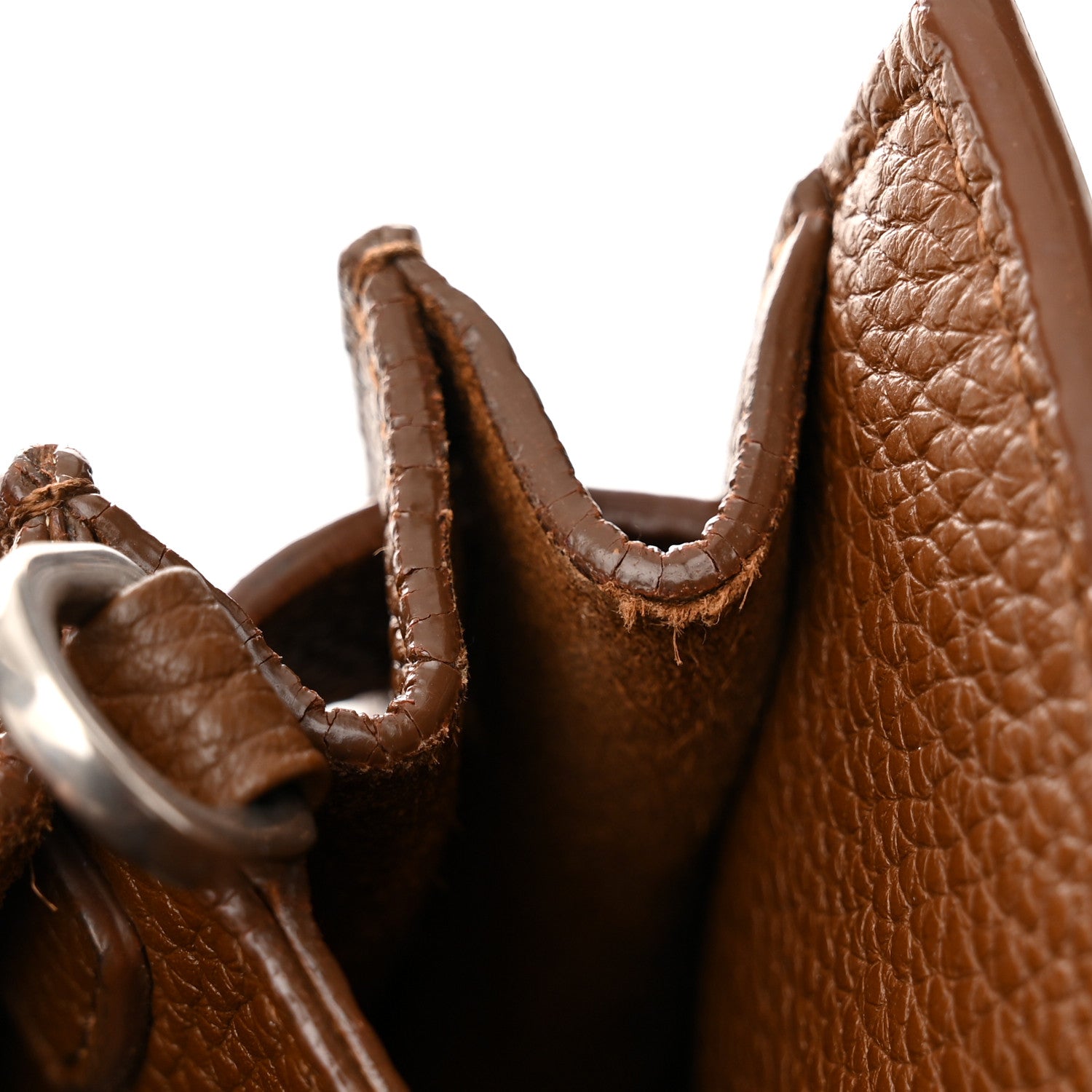 Saint Laurent Grained Calfskin Baby Supple Sac De Jour Camel Brilliant 12 of 15