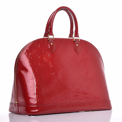 Louis Vuitton Vernis Alma GM Pomme D'Amour 3 of 8