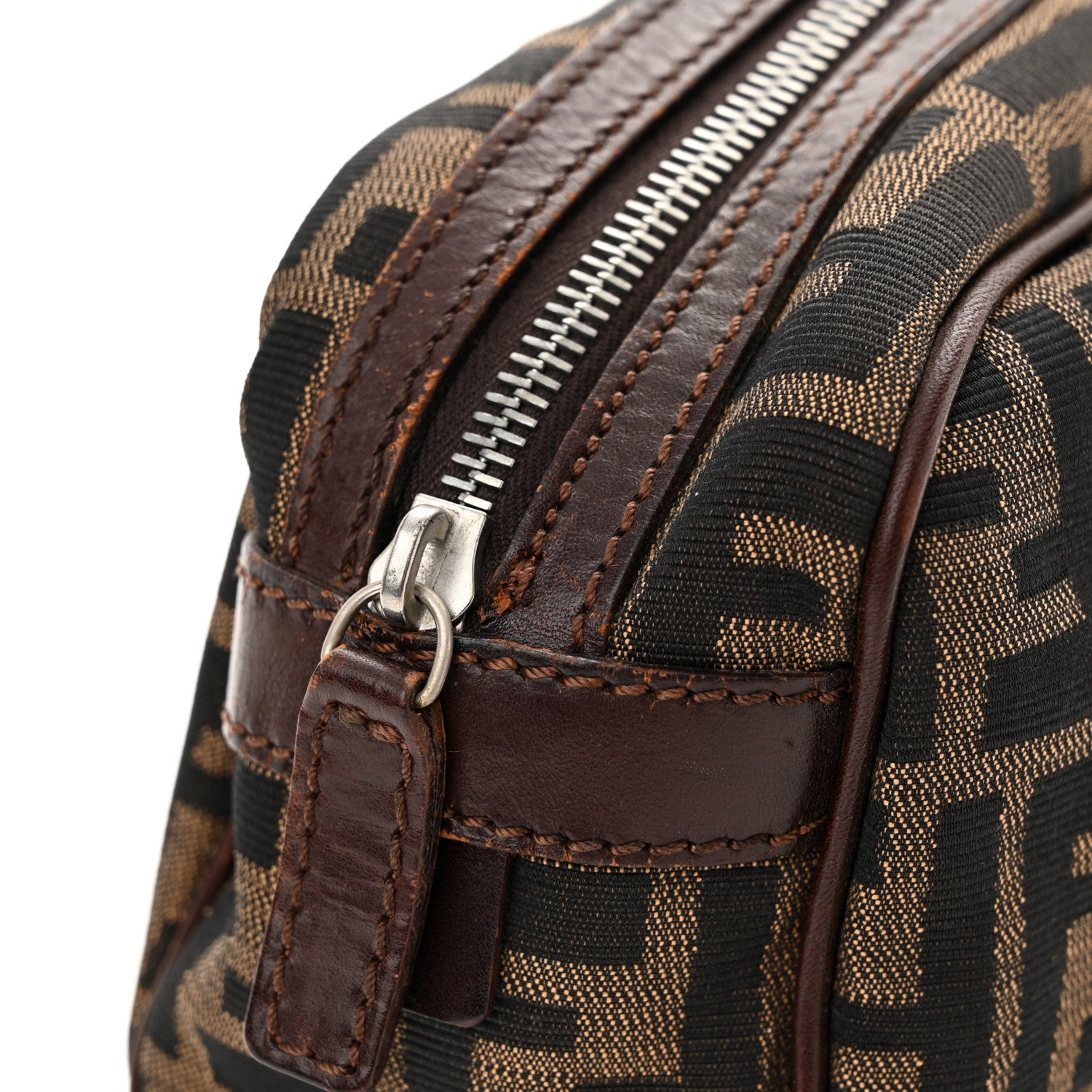 Fendi Zucca Shoulder Bag Tobacco 12 of 13