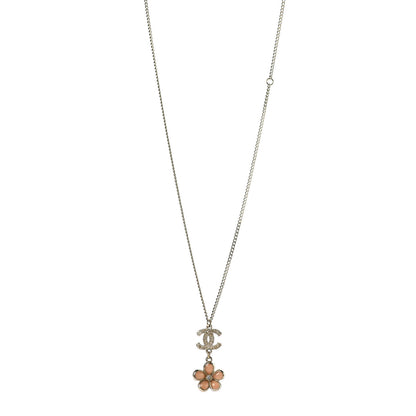 Chanel Enamel CC Camellia Pendant Necklace 1 of 5