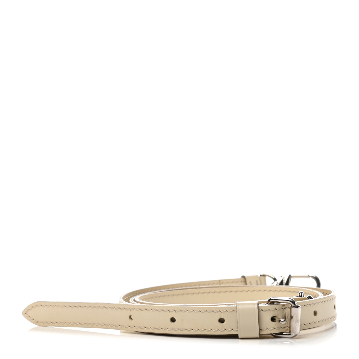 Calfskin Alma 16mm Adjustable Shoulder Strap Ivory