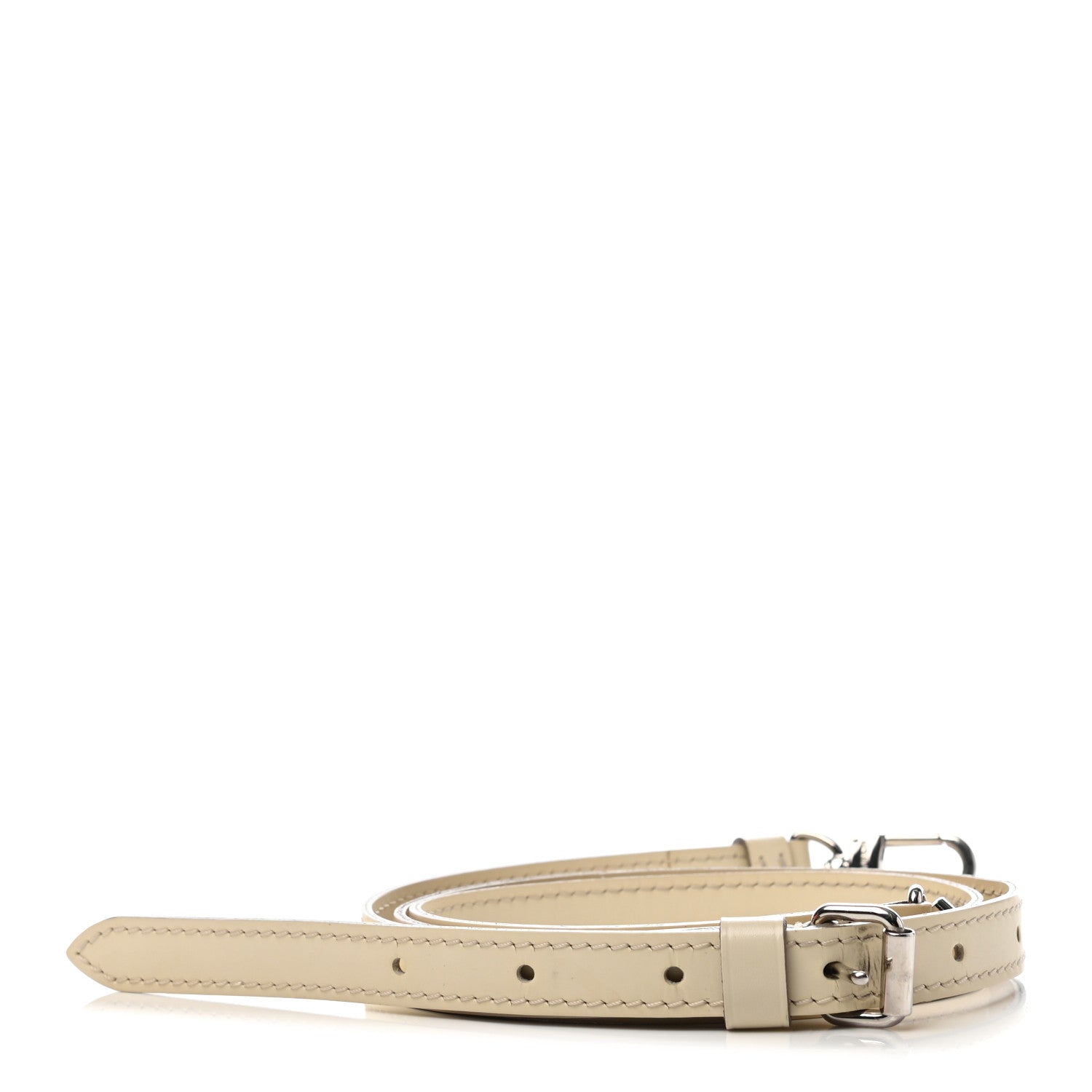 Louis Vuitton Calfskin Alma 16mm Adjustable Shoulder Strap Ivory 2 of 3