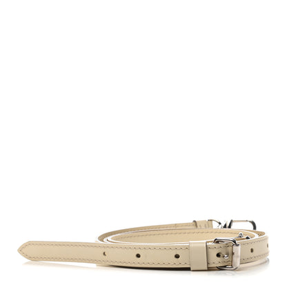Louis Vuitton Calfskin Alma 16mm Adjustable Shoulder Strap Ivory 2 of 3