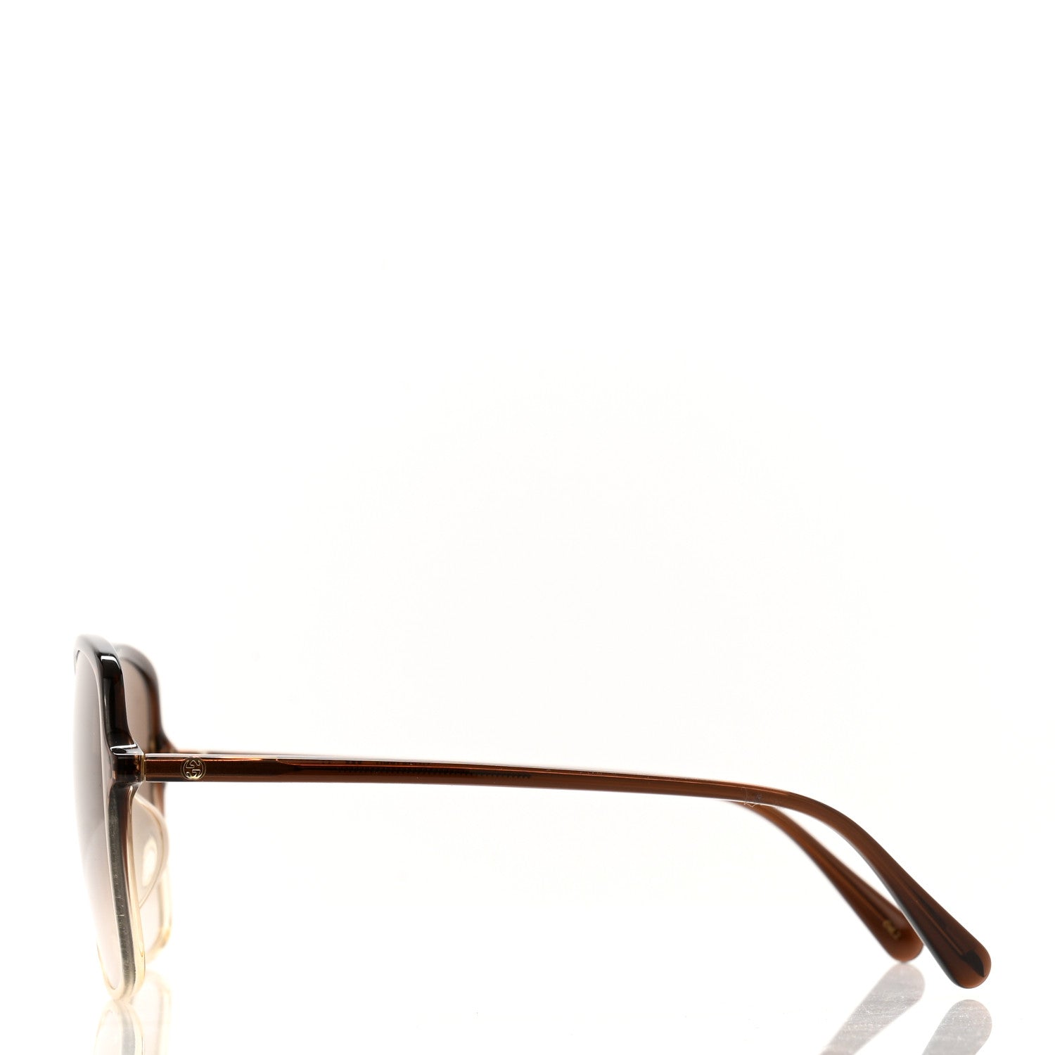 Gucci Acetate Oversize Round Frame Sunglasses GG0546SK Tortoise 3 of 8