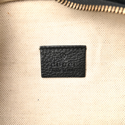 Gucci Grained Calfskin Logo Belt Bag Black 6 of 11
