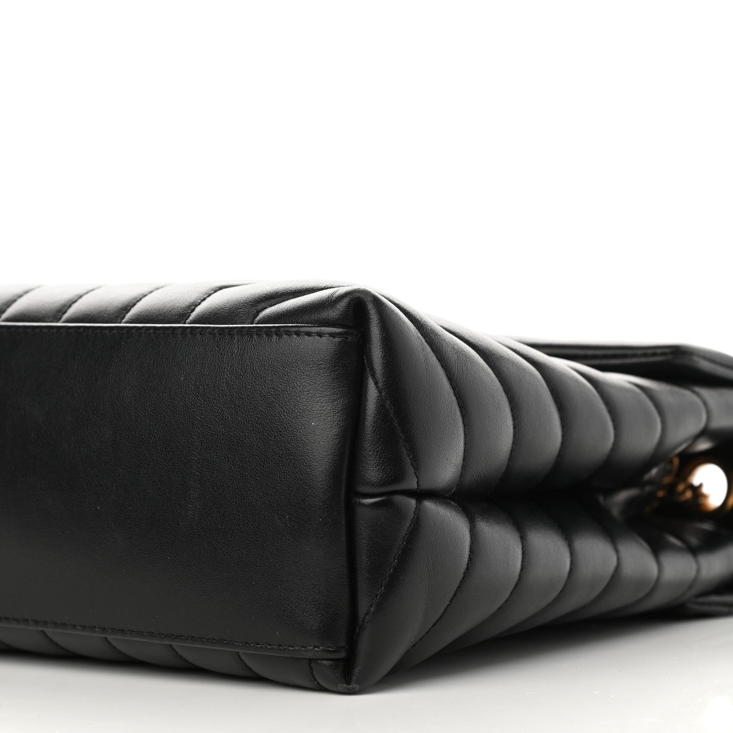 Saint Laurent Calfskin Y Quilted Monogram Medium Loulou Chain Satchel Black 11 of 15