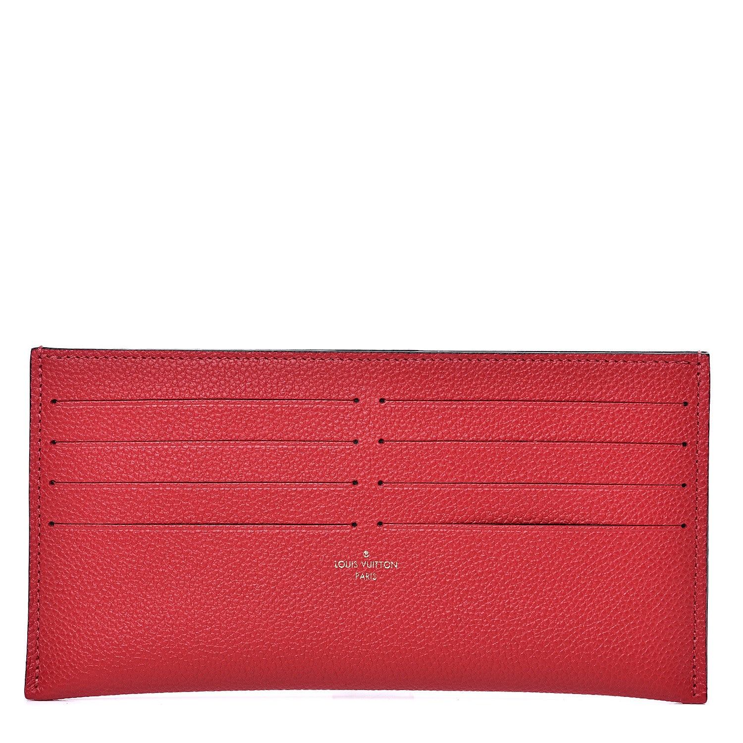 Louis Vuitton Calfskin Felicie Card Holder Insert Cherry 1 of 5