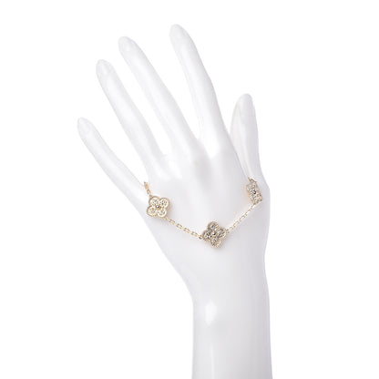 Van Cleef & Arpels 18K Yellow Gold 5 Motifs Vintage Alhambra Bracelet 2 of 5