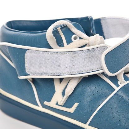 Louis Vuitton Calfskin Perforated Acapulco Sneakers 8 Blue 15 of 19