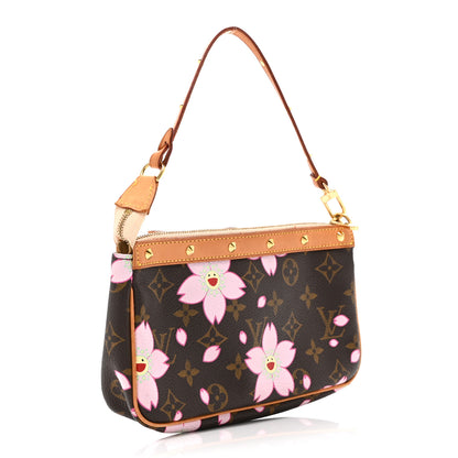 Louis Vuitton Monogram Cherry Blossom Pochette Accessories Brown 3 of 10