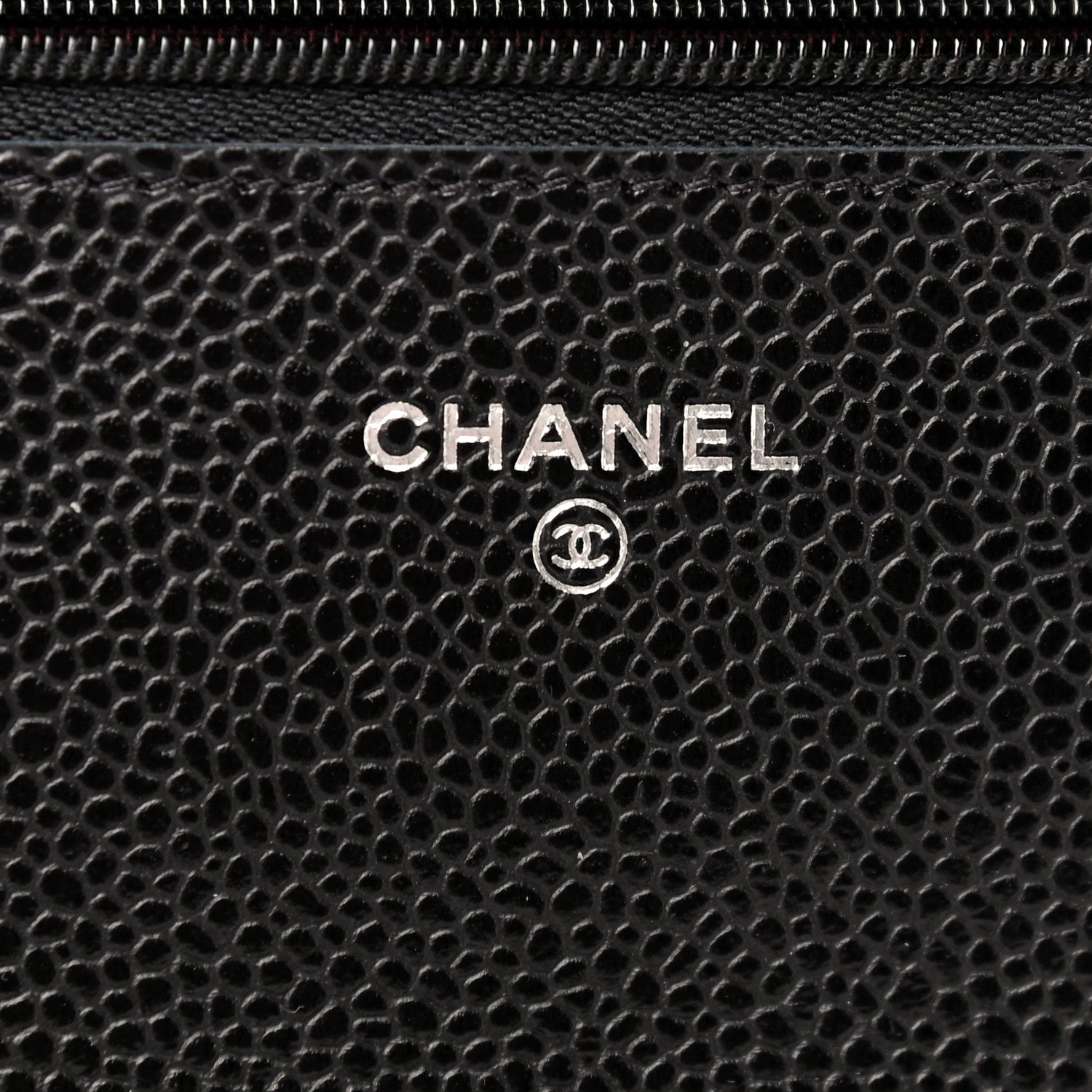 Chanel Caviar Quilted Wallet On Chain WOC Black 7 of 13