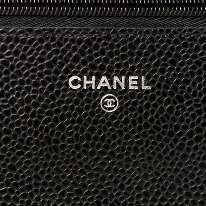 Chanel Caviar Quilted Wallet On Chain WOC Black 7 of 13