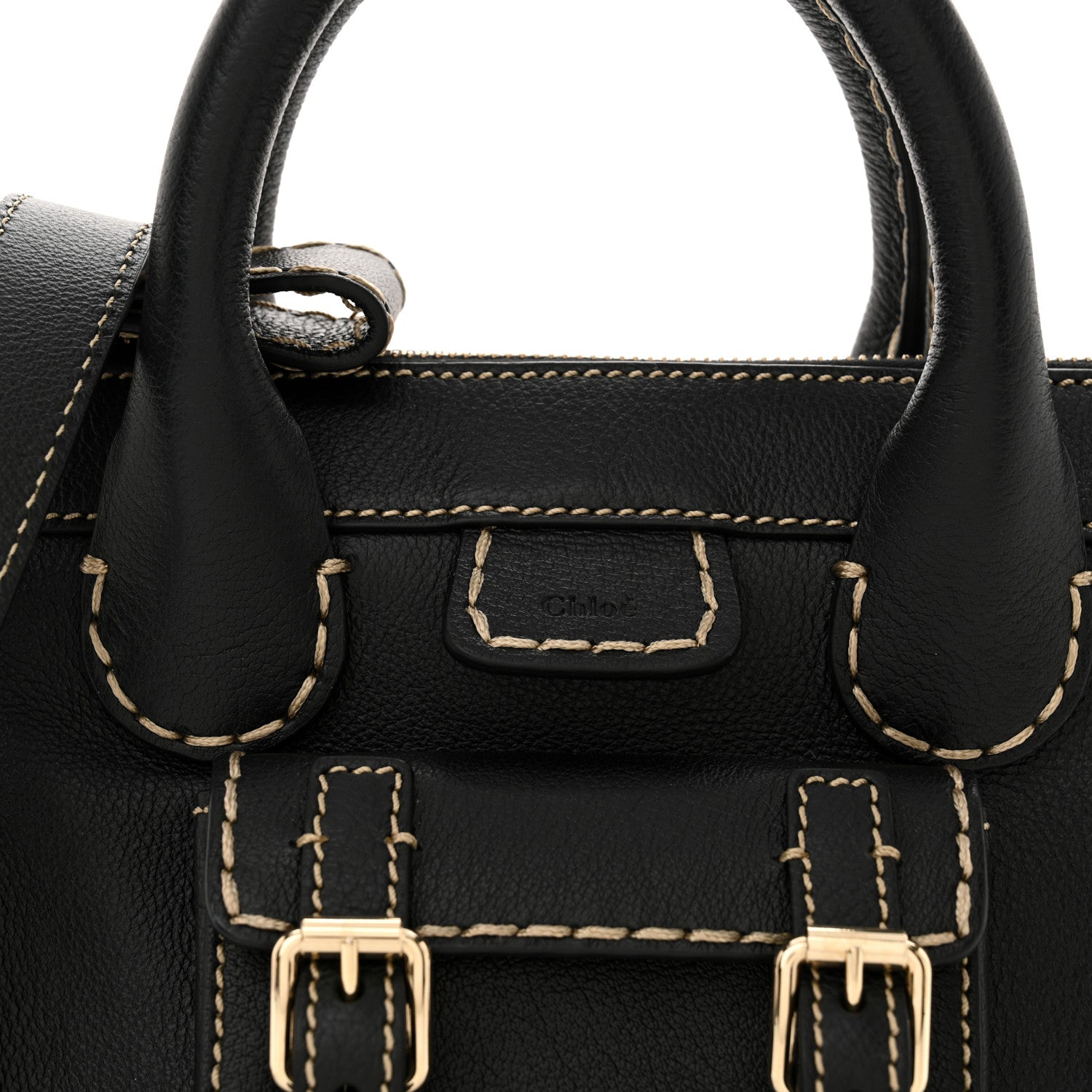 Chloe Buffalo Mini Edith Sepia Black 8 of 11