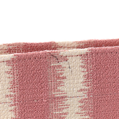 Christian Dior Canvas Embroidered Large Striped Book Tote Pink 13 of 14