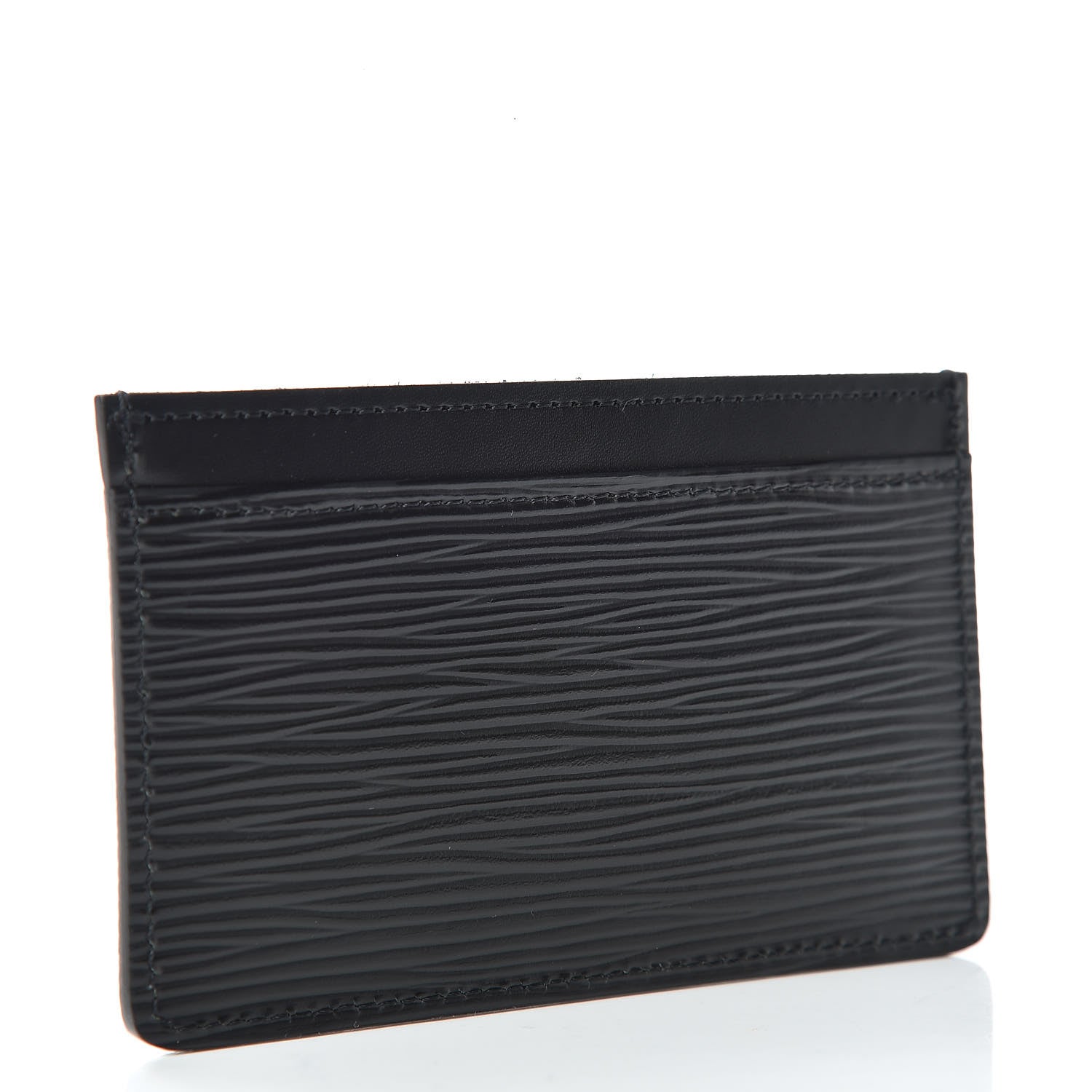 Louis Vuitton Epi Card Holder Black 3 of 7