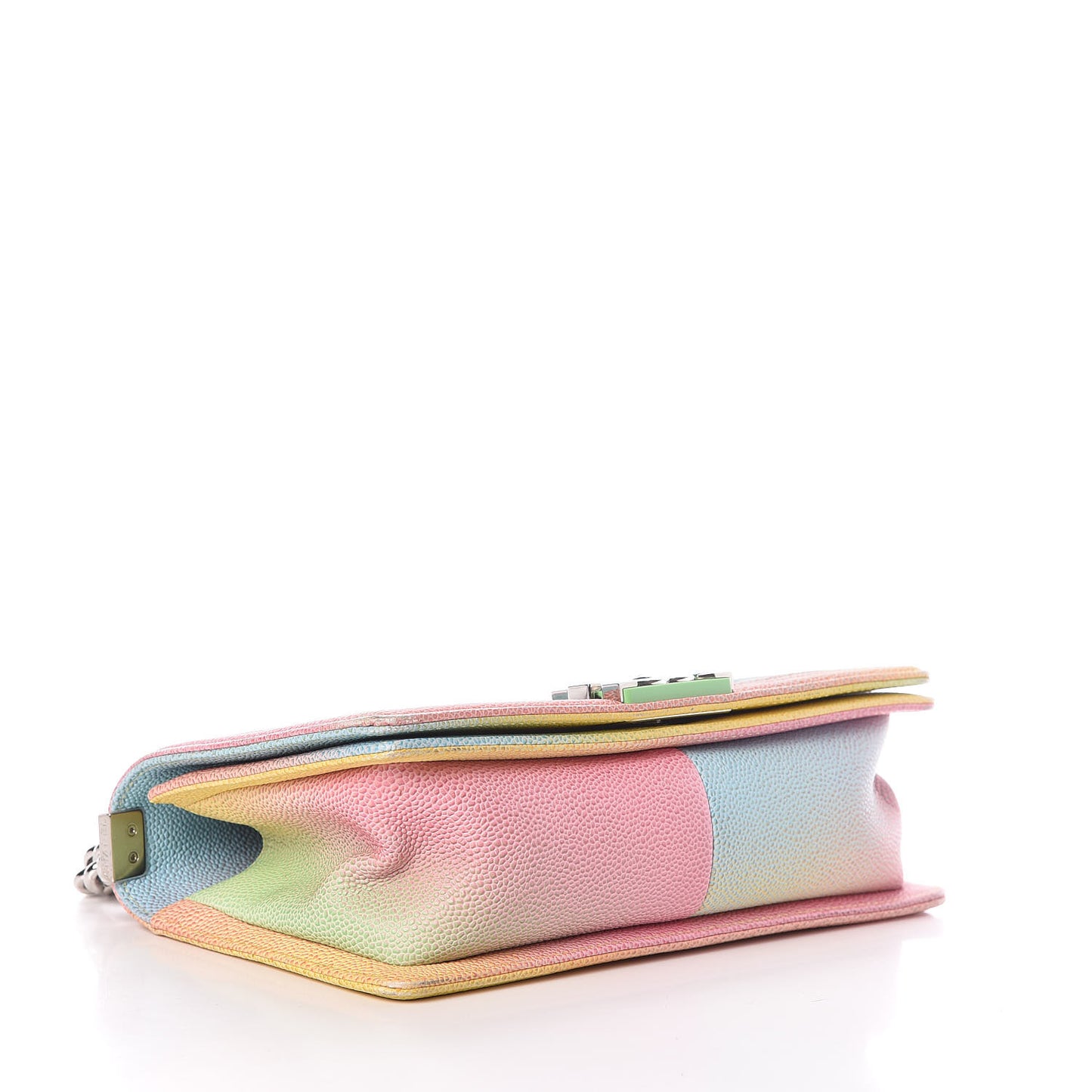 Caviar Quilted Medium Cuba Rainbow Boy Flap Multicolor