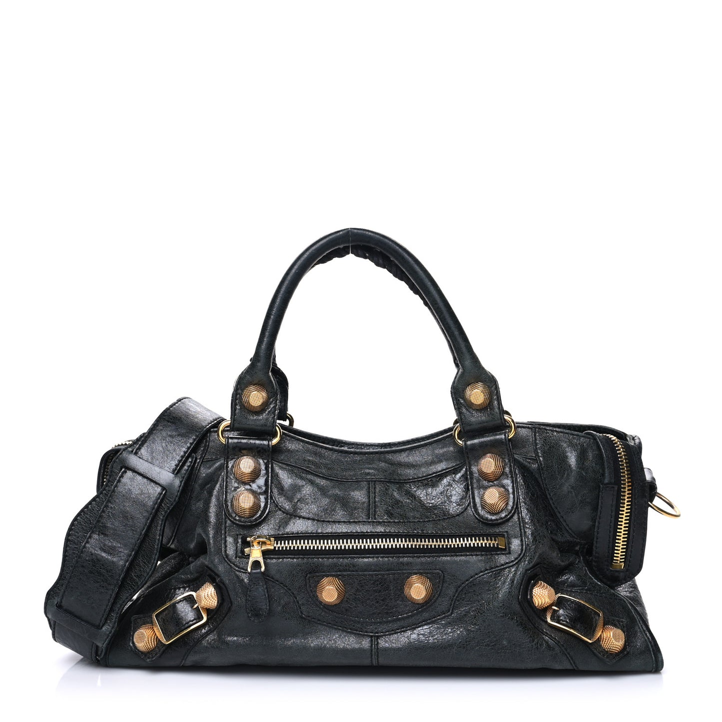Agneau Giant 21 Gold Hardware Part Time Black