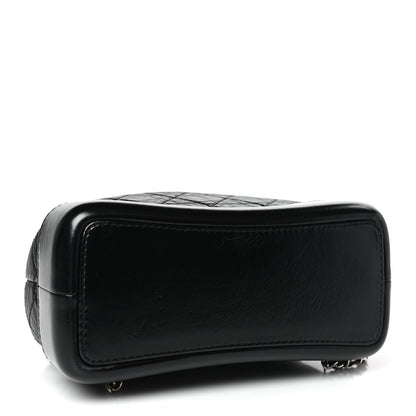 Chanel Aged Calfskin Quilted Small Gabrielle Backpack Black 4 of 10