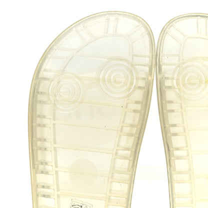 Gucci Rubber Mens Pursuit Slide Sandals 8 Transparent 6 of 10