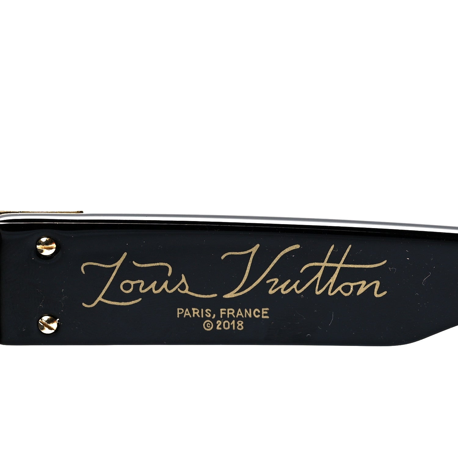 Louis Vuitton Acetate 1.1 Millionaires Sunglasses Z1165W Black 5 of 7