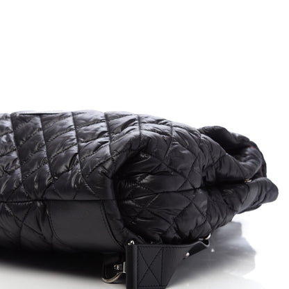 Chanel Lambskin Quilted Coco Cocoon Backpack Black 6 of 9