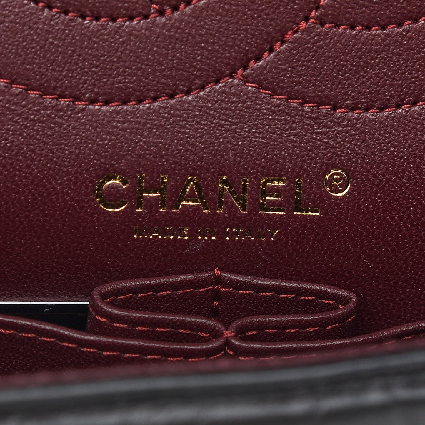 Aged Calfskin Quilted 2.55 Reissue 225 Flap Black