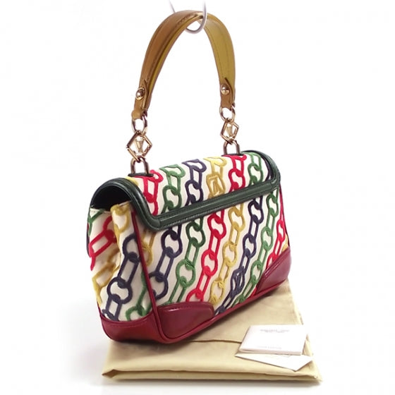 Louis Vuitton Velvet Chains Dolly Handbag 3 of 8