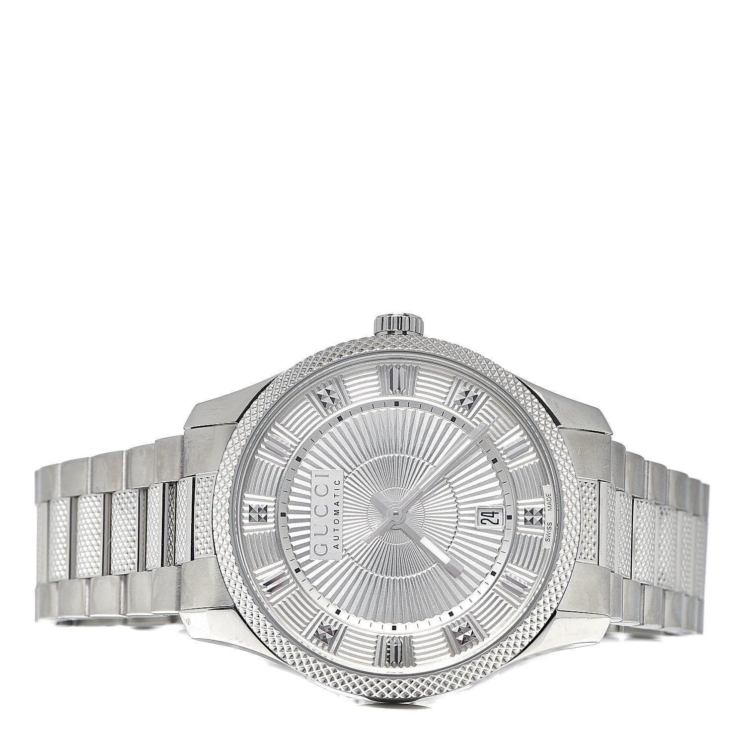 Gucci Stainless Steel 40mm G-Timeless Eryx Automatic Watch 3 of 8