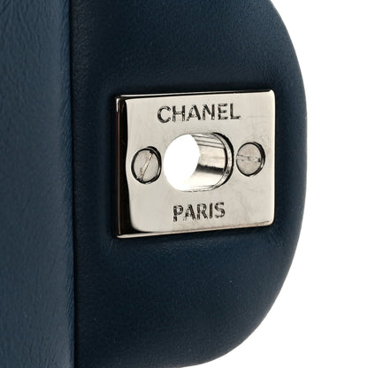 Chanel Lambskin Quilted Mini Rectangular Flap Blue 6 of 11