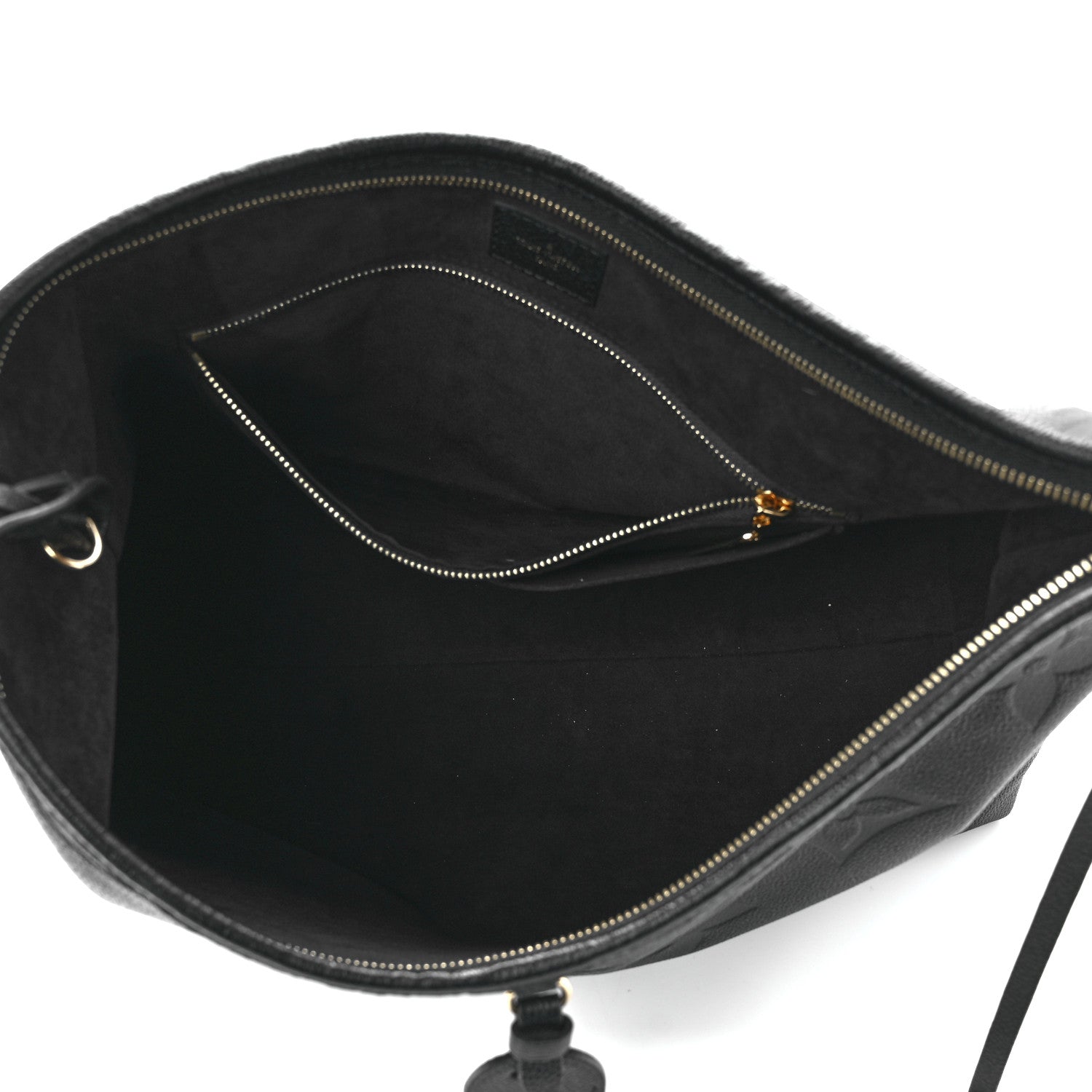Louis Vuitton Empreinte Monogram Giant CarryAll MM Black 6 of 12