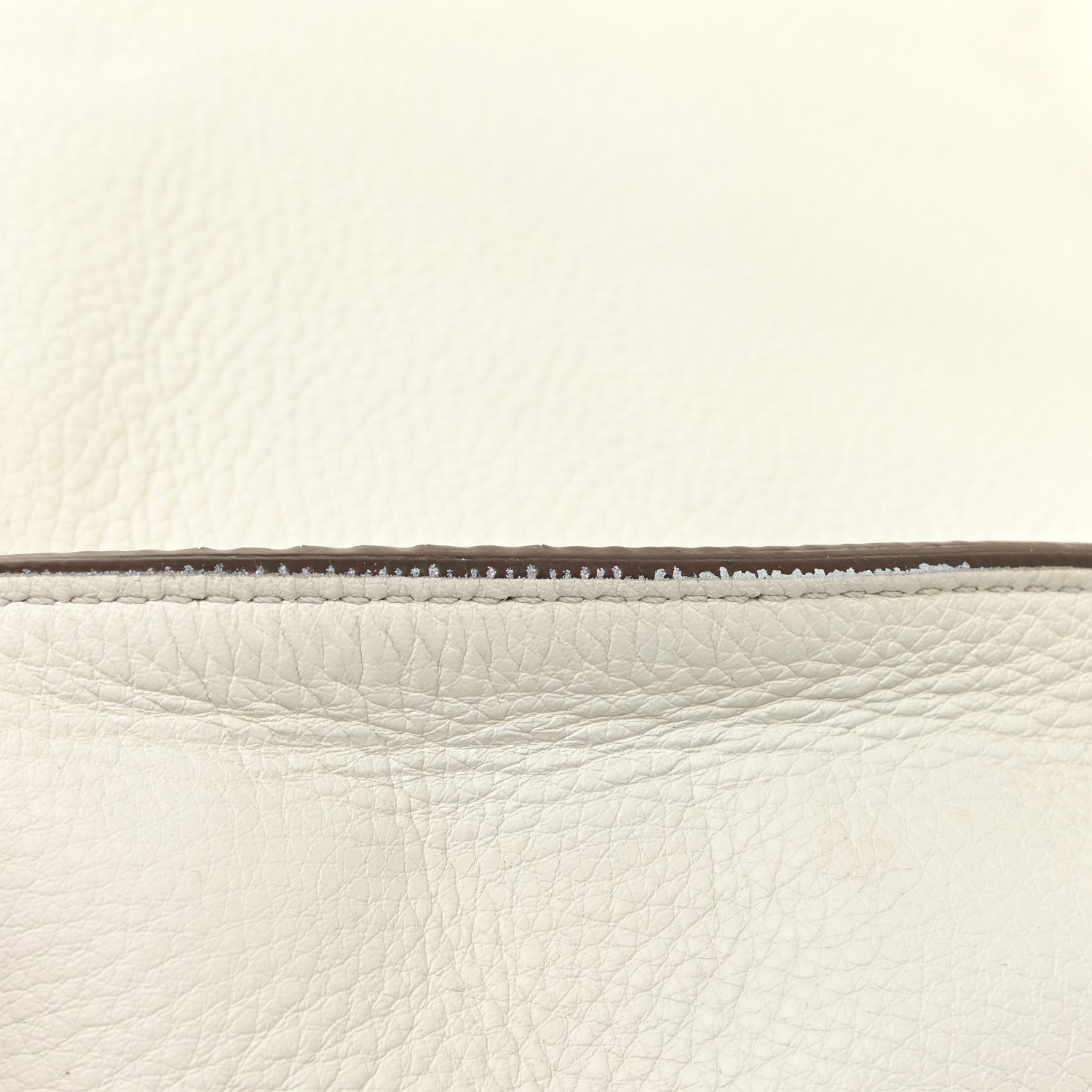 Fendi Calfskin Fur Monster Eyes Large Peekaboo Iconic Satchel White 22 of 27