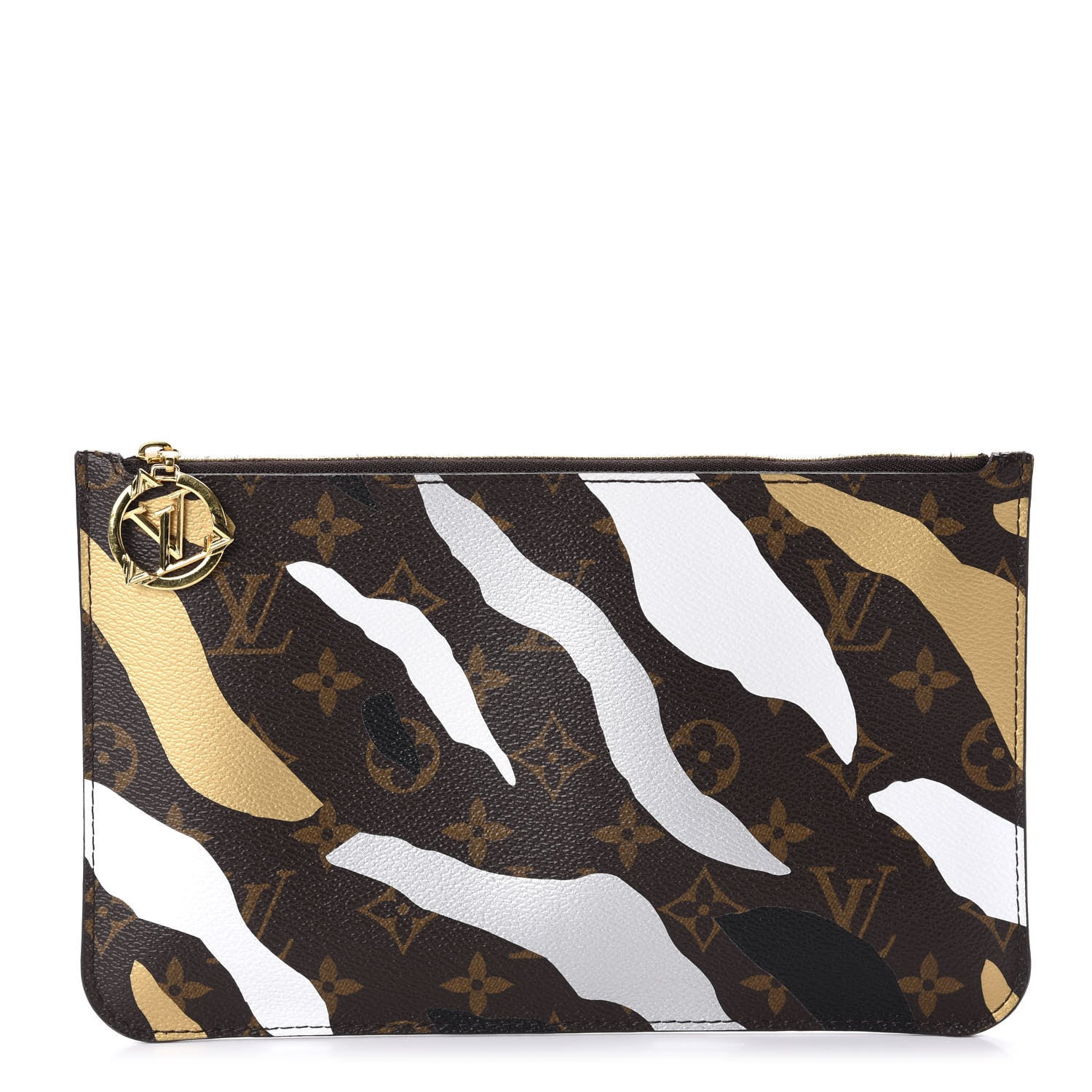 Louis Vuitton X LOL Monogram Neverfull MM GM Pochette Gold Silver 1 of 10