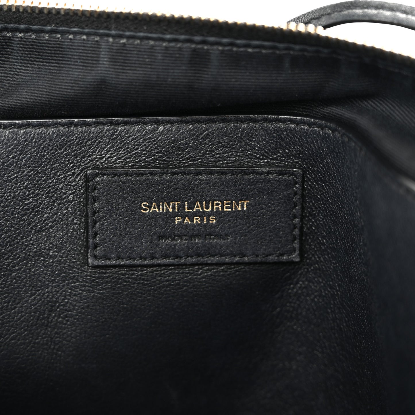 Lambskin Matelasse Monogram Large Jamie 4.3 Black